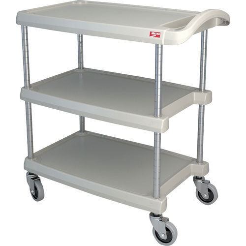 BC1627-34G-SR Intermetro - Gray Utility Cart with 3 Shelves BC1627-34G-SR Intermetro - Gray Utility Cart with 3 Shelves